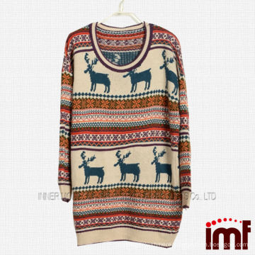 Ladies Reindeer Sweater